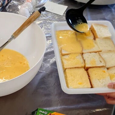 料理レク「フレンチトースト」
