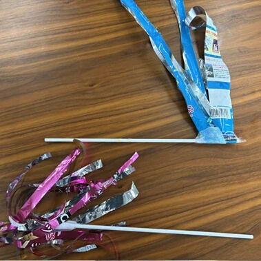 工作レク「猫のおもちゃ作り」