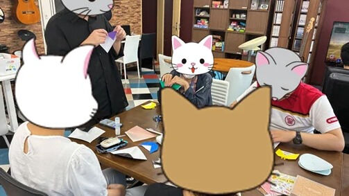8月壁面工作づくり