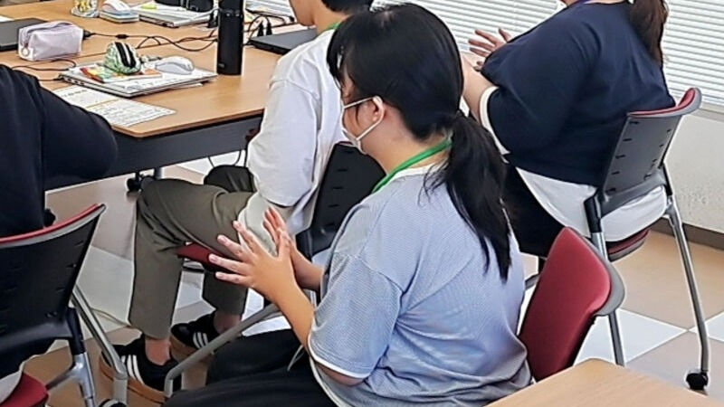 午後一ストレッチ