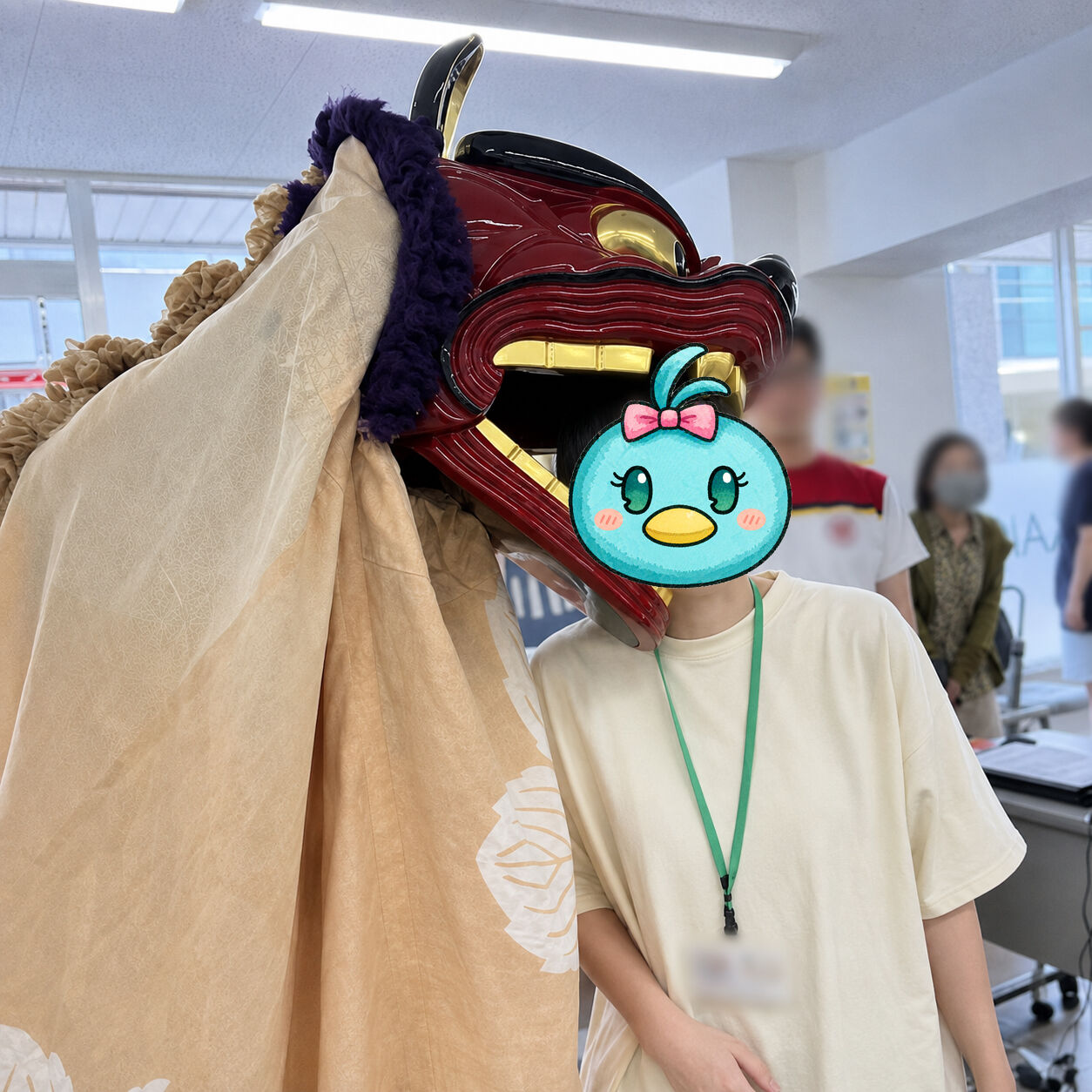獅子舞がやって来た！