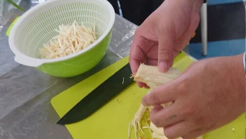 料理レク「春雨スープ」