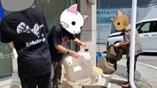 猫トイレ掃除・絵スチャーゲーム