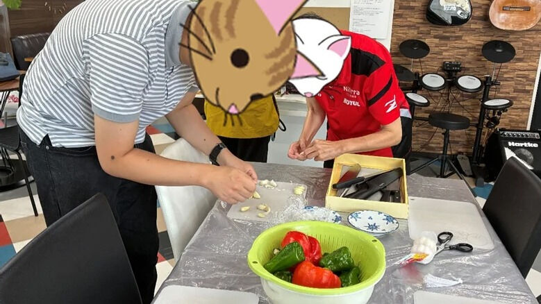 料理リレク「世界の料理から」　〜ガパオライス〜