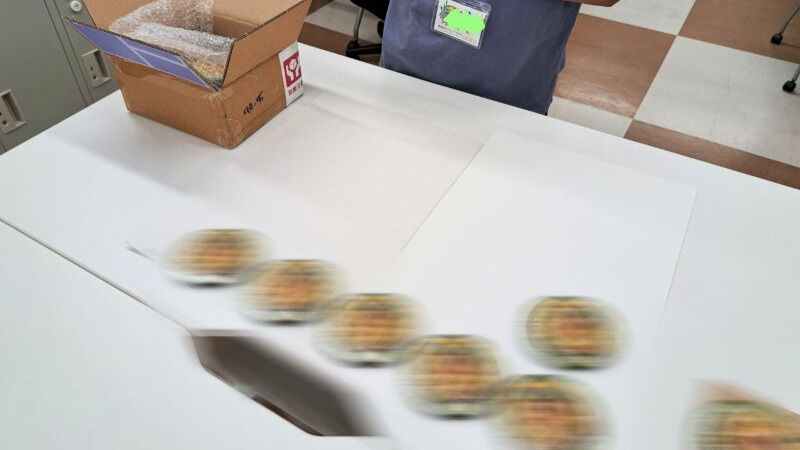 部材の検品＆カウント