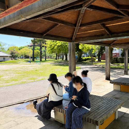 公園でまったり